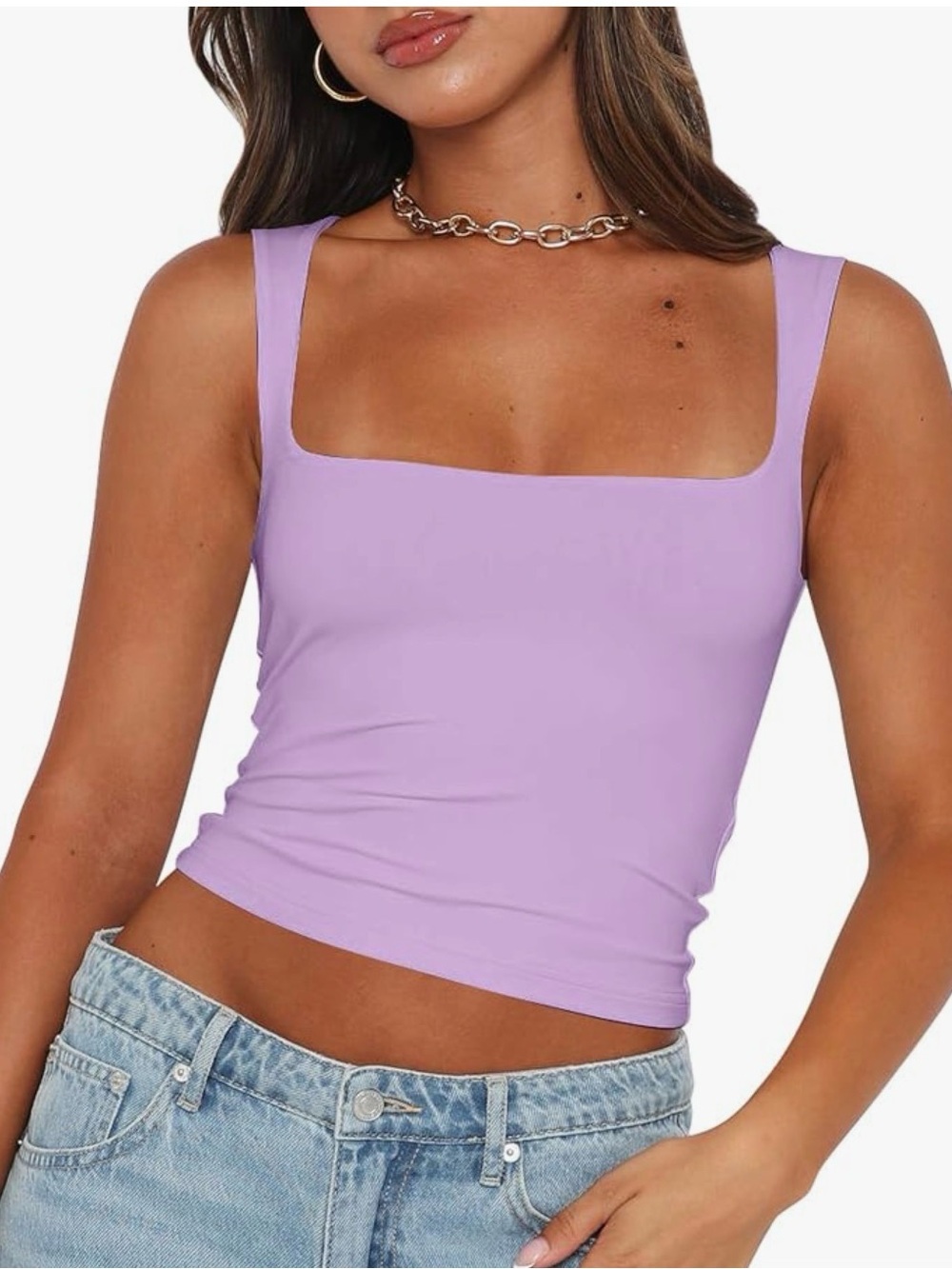 Lilac Going Out Top Soft Material